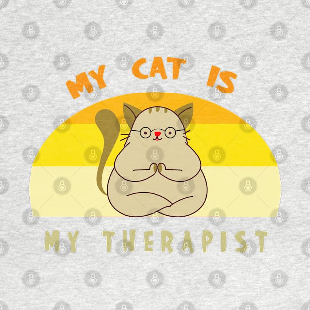 My cat is my therapist by YaiVargas